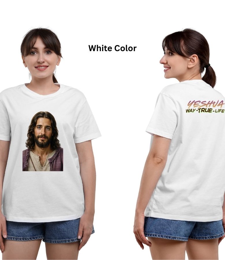 Retro "JESUS" Graphic Tee – Bubble Letter Pink Streetwear T-Shirt – Vintage Style Faith Apparel