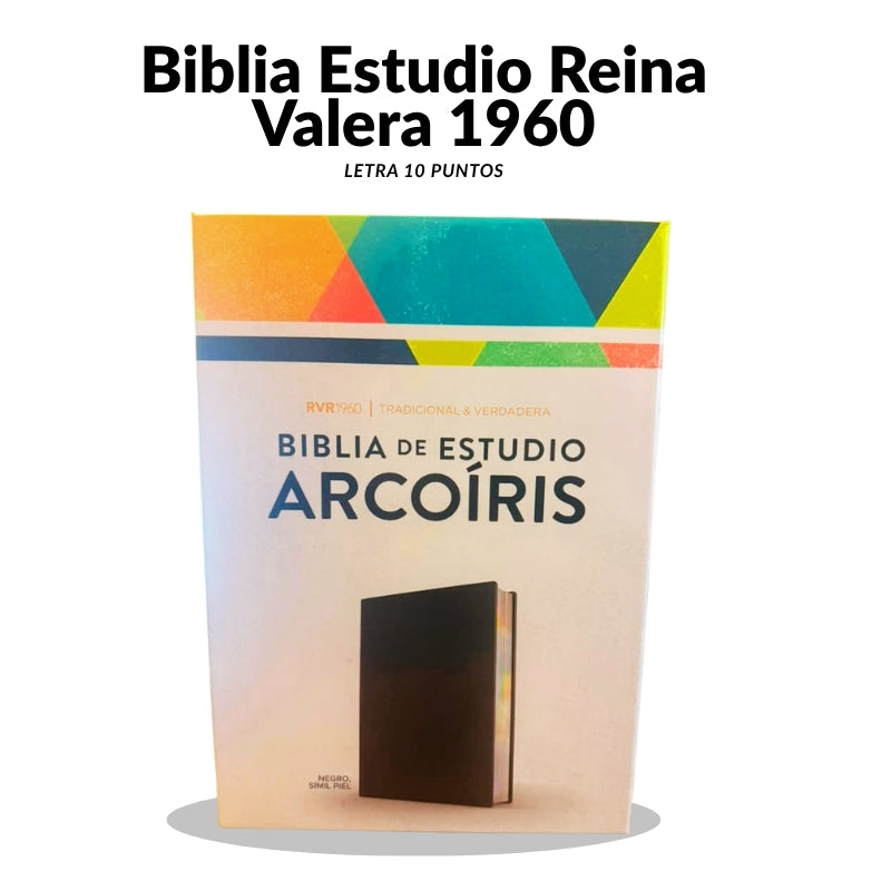 Estudio Arcoíris RVR 1960 Negro Símil Piel – Edición Premium de Lujo con Sistema de Colores (Letra 10)
