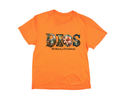 Dios Mi Roca" Botanical Graphic Tee – Vintage Orange Christian T-Shirt – Spanish Faith Apparel Floral Design