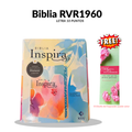 Biblia Inspira™ RVR1960 | Letra Grande 10 Puntos | Edición Floral con Filament