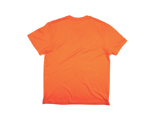Dios Mi Roca" Botanical Graphic Tee – Vintage Orange Christian T-Shirt – Spanish Faith Apparel Floral Design