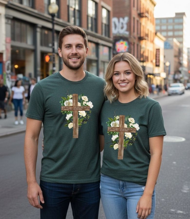 Jesus love me T-shirt - The "Grace & Bloom" Signature Tee – Heather Forest