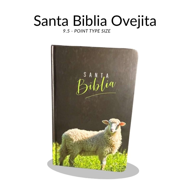 Santa Biblia Ovejita RVR 1960 – Letra 9.5 Puntos (Palabras de Jesús en Rojo)