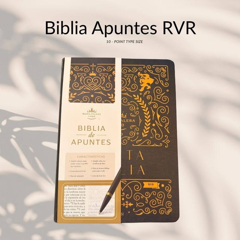 Biblia de Apuntes RVR 1960 – Tapa Dura (Letra 10 Puntos)