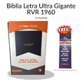 Biblia Letra Ultra Gigante RVR 1960 – Con Índice, Cierre y Referencias (19 Puntos)