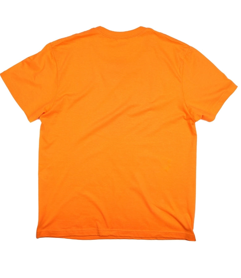 Dios Mi Roca" Botanical Graphic Tee – Vintage Orange Christian T-Shirt – Spanish Faith Apparel Floral Design