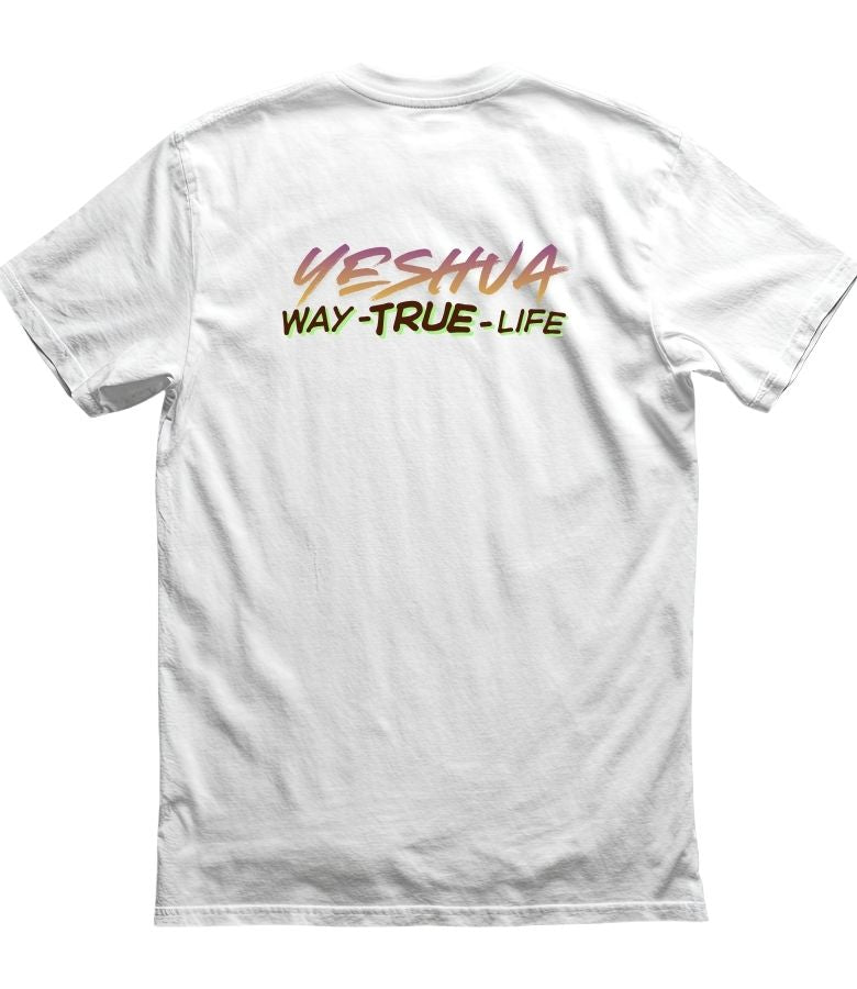 Retro "JESUS" Graphic Tee – Bubble Letter Pink Streetwear T-Shirt – Vintage Style Faith Apparel