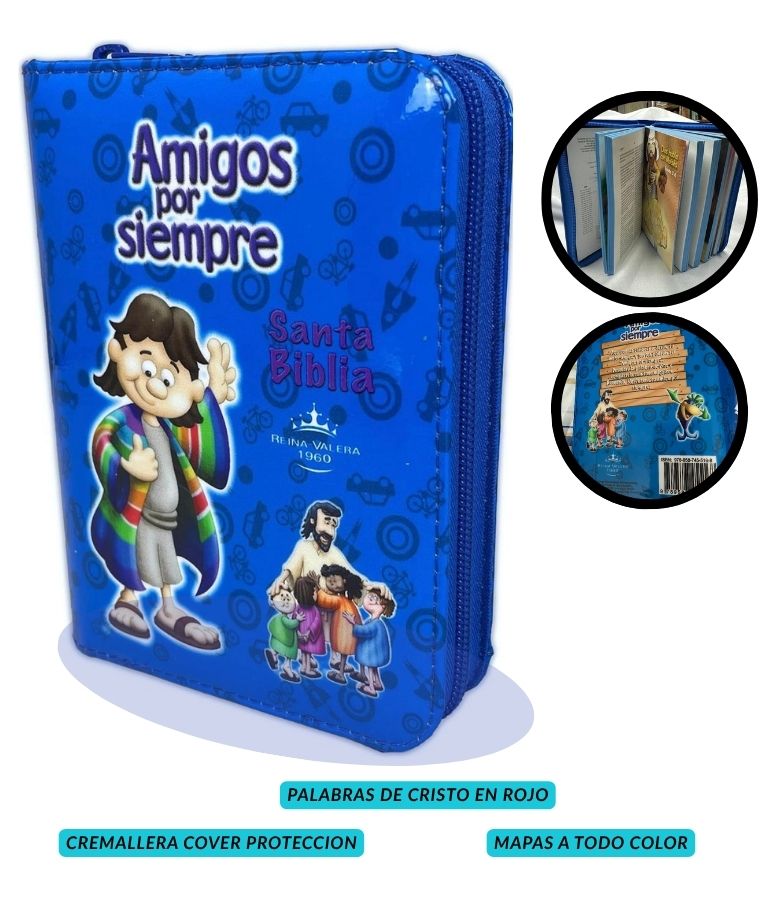 Biblia para niños Amigos por Siempre Ilustrado Reina Valera