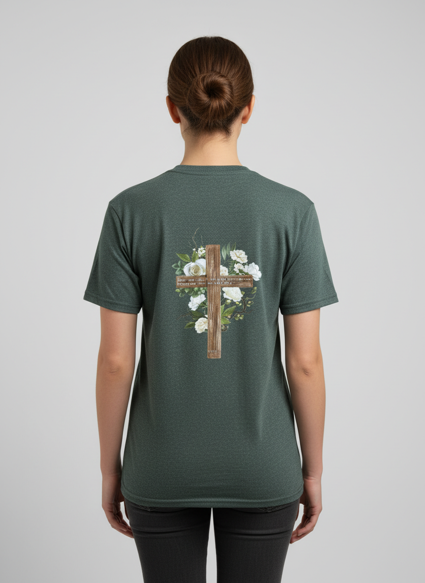 Jesus love me T-shirt - The "Grace & Bloom" Signature Tee – Heather Forest